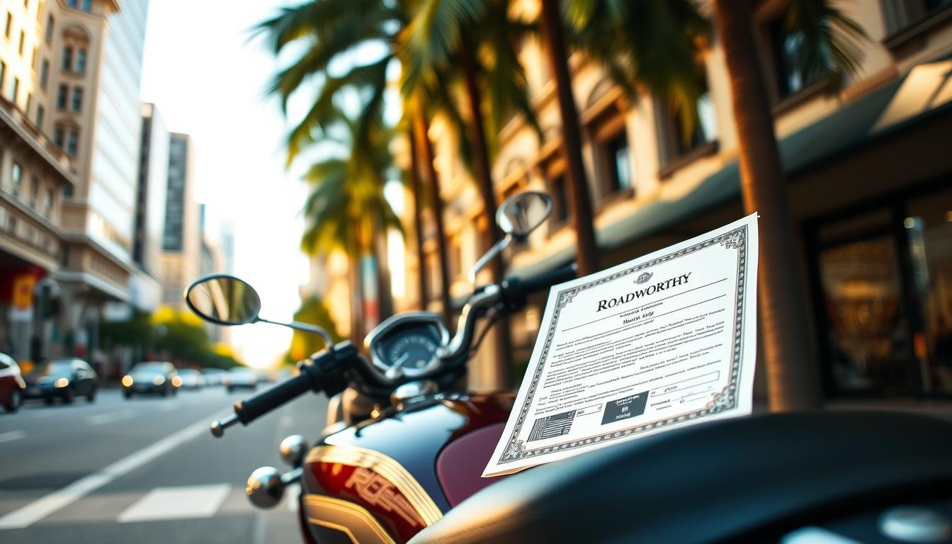 Motorcycle Roadworthy Certificate in Melbourne